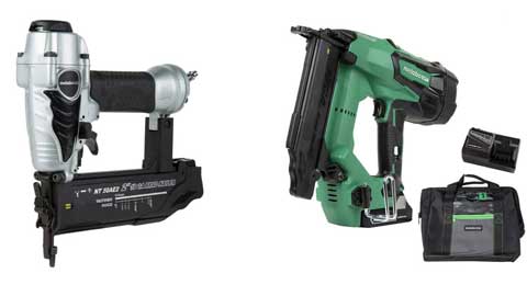 battery powered nail gun for tight spaces