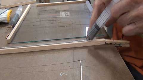 How to Attach Wood to Glass with Glass Glue