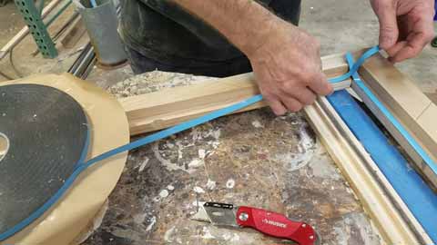 How to Attach Wood to Glass with Two-sided Tape