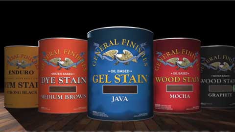 Gel stain for bare wood kitchen cabinets
