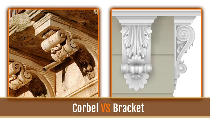 Corbel vs Bracket