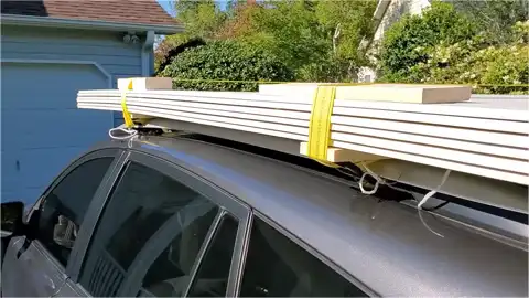 Materials for Tying Plywood to Roof Rack