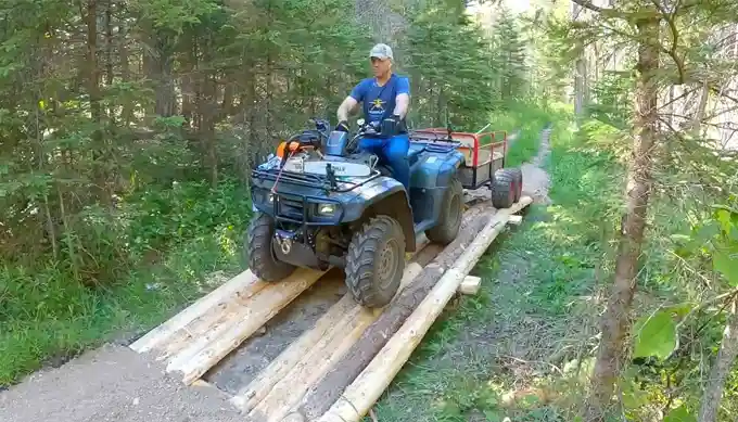 ATV for Working in the Woods