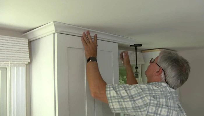 How to Install Crown Molding On Cabinets without Nail Gun