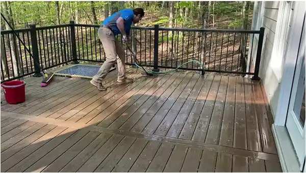 How often should you clean your Trex decking