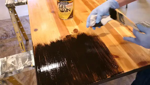 When should you use black stains on wood
